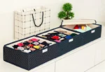 ⁦صندوق تخزين قابل للطي و منظم للملابس الداخلية ( مجموعة 3 قطع ) : Boite De Rangement pliable et Organisateur de sous-Vetements ( Pack 3 Pcs ) A027⁩ - الصورة ⁦2⁩