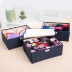 صندوق تخزين قابل للطي و منظم للملابس الداخلية ( مجموعة 3 قطع ) : Boite De Rangement pliable et Organisateur de sous-Vetements ( Pack 3 Pcs ) A027