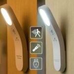 ⁦ضوء الليل المتحرك بشريحة استشعار الحركة PIR قابل لإعادة الشحن :  Lampe de nuit mobile avec capteur de mouvement PIR rechargeable WP-9068⁩ - الصورة ⁦2⁩