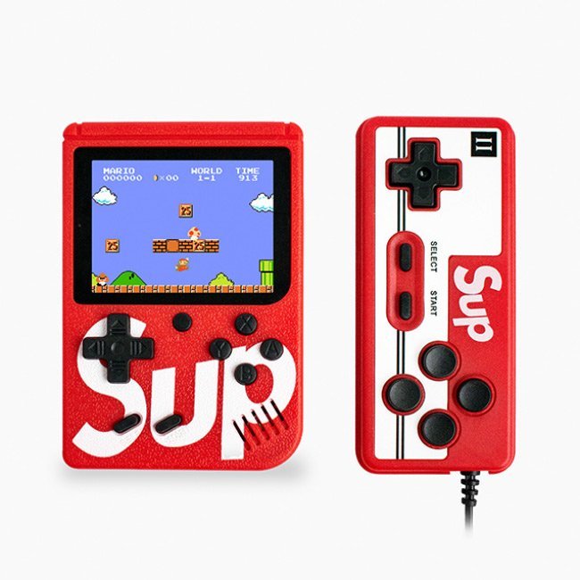 retro-handheld-video-game-player-7__69879.jpg جهاز ألعاب فيديو الكلاسيكية ريترو محمول مع 400 لعبة مدمجة و جهاز تحكم للالعاب : Console de jeux vidéo rétro portable (400 jeux) avec manette de jeu 2301396-1 - الصورة 1