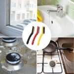 ⁦مجموعة تنظيف 3 قطع بأطراف من النحاس والنايلون والفولاذ المقاوم للصدأ 21سم - 8سم: Kit de nettoyage 3 pièces avec brosses en laiton, nylon et acier inoxydable 21cm-8cm 011119⁩ - الصورة ⁦4⁩